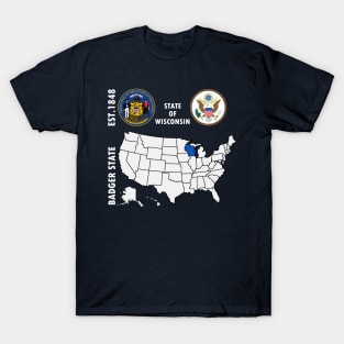 State of Wisconsin T-Shirt